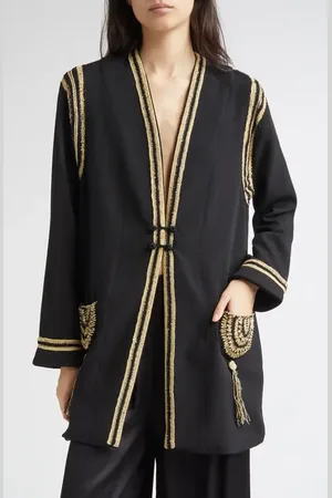 BODE Weedy Crochet Jacket in at Nordstrom, Size Small