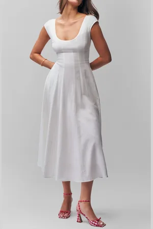 DANIELLE GUIZIO Leila Linen Dress in at Nordstrom, Size X-Small