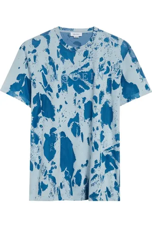 Alexander McQueen Flocked Logo Devor?? T-Shirt in at Nordstrom, Size X-Large