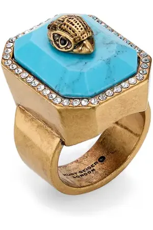 Kurt Geiger Eagle Head Crystal Cocktail Ring in at Nordstrom, Size 8