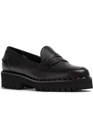 Jon Josef Faux Fur Lined Penny Loafer in at Nordstrom, Size 8Us