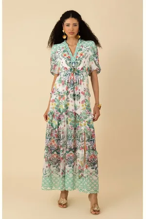 Hale Bob Khaleesi Chiffon Maxi Dress in at Nordstrom, Size Large