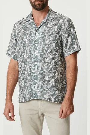34 Heritage Jungle Print Short Sleeve Shirt in at Nordstrom, Size Large