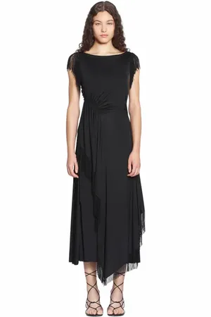 Lanvin EMBROIDERED SLEEVELESS DRESS in at Nordstrom, Size 40 Eu