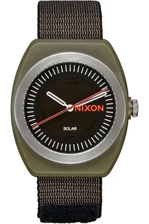 Nixon Light-Wave Solar Nylon Strap Watch, 36mm in at Nordstrom