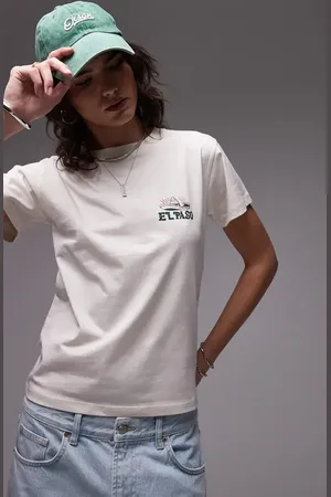 Topshop El Paso Texas Slim Fit Graphic T-Shirt in at Nordstrom, Size Small