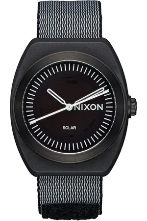 Nixon Light-Wave Solar Nylon Strap Watch, 36mm in at Nordstrom