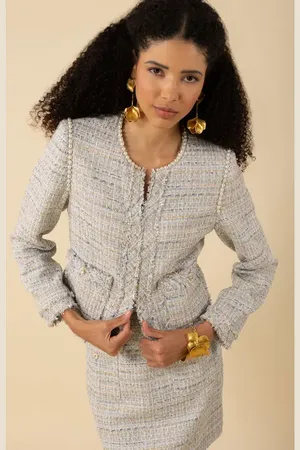 Hale Bob Zaylee Boucle Tweed Jacket in at Nordstrom, Size Large