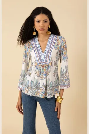 Hale Bob Kimber Jersey Beaded Top in at Nordstrom, Size X-Large