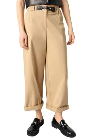 Maje Wide-leg cotton pants in at Nordstrom, Size 40 Eu