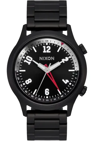 Nixon Drifter 40 Watch, 40mm in Super Black /Black Sunray at Nordstrom