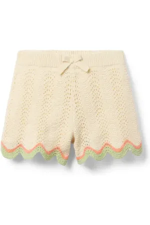 Janie and Jack Crochet Scallop Hem Short in at Nordstrom, Size 7