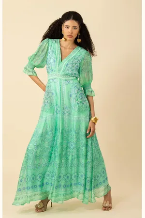 Hale Bob Treasure Chiffon Maxi Dress in at Nordstrom, Size Small