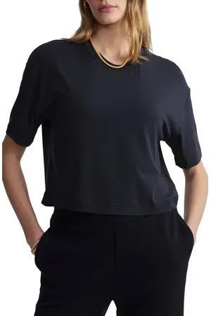 Varley Venice Easy Cotton Blend Crop T-Shirt in at Nordstrom, Size X-Small