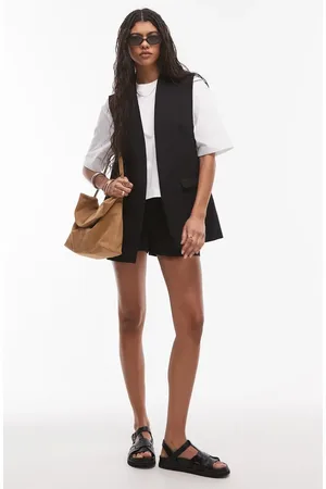 Topshop Chuck On Blazer Vest in at Nordstrom, Size 2 Us