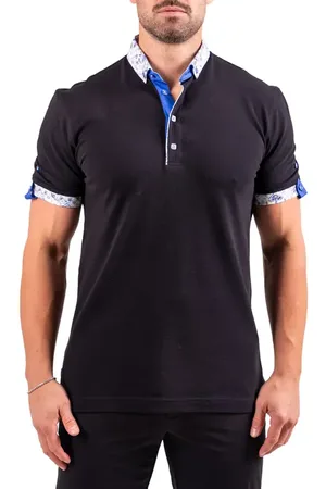 Maceoo Collarsolidjade Button-Down Polo at Nordstrom, Size 7