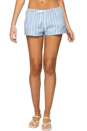 Edikted Birkley Stripe Pull-On Shorts in at Nordstrom, Size Small