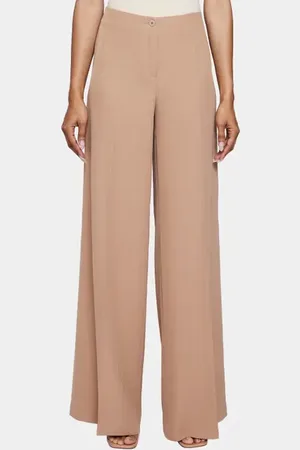 Santorelli AYLA Wide Leg Pants in Soft Stretch Crepe in at Nordstrom, Size 4