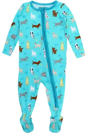 RUGGEDBUTTS SoftSnooze Baby Boys One Piece Footie Pajamas in at Nordstrom, Size 0-3M