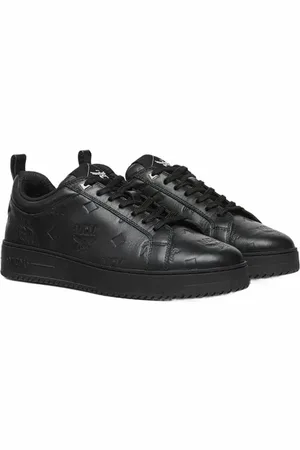 MCM Neo Terrain Lo Sneakers in Monogram Leather in at Nordstrom, Size 45