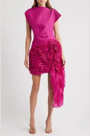Acler Wigbeth Cap Sleeve Ruffle Minidress in at Nordstrom, Size 2