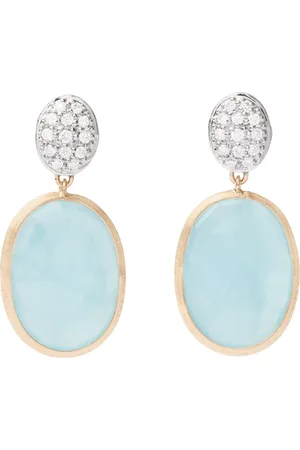 Marco Bicego Siviglia Aquamarine & Pav?? Diamond Drop Earrings in at Nordstrom