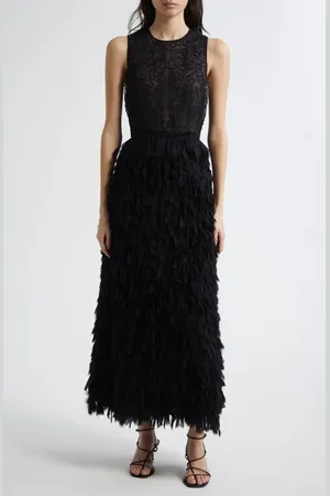ULLA JOHNSON Lara Sleeveless Silk & Cotton Dress in at Nordstrom, Size 8