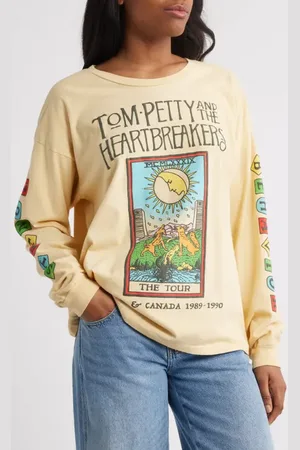 DAYDREAMER Tom Petty Strange Behavior Long Sleeve Cotton Graphic T-Shirt in at Nordstrom, Size Large