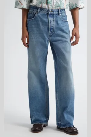 Jacquemus Le De-N??mes Large Straight Leg Jeans in at Nordstrom, Size 32