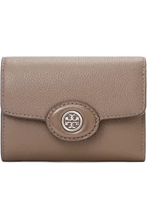 Tory Burch Robinson Small Pebbled Leather Wallet in at Nordstrom