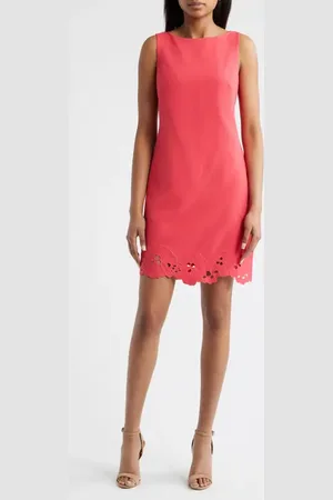 Vince Camuto Signature Sleeveless Stretch Crepe A-Line Dress in at Nordstrom, Size 8