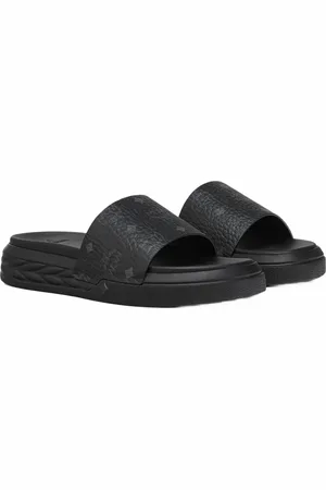 MCM Visetos Slide Sandals in at Nordstrom, Size 39