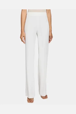 Santorelli MARTINA Straight Leg Pant with Side Zipper in Techno Crepe in at Nordstrom, Size 12