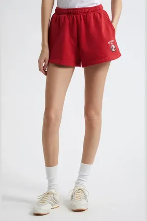Sporty & Rich Beverly Hills Crest Disco Graphic Shorts in at Nordstrom, Size X-Large