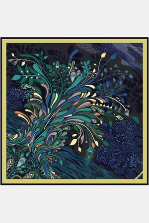 Jessie Zhao New York Silk Scarf of The Sprinkle Night in at Nordstrom
