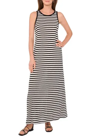 Vince Camuto Stripe Keyhole Maxi Tank Dress in at Nordstrom, Size X-Large