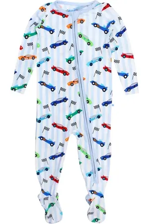 RUGGEDBUTTS SoftSnooze Baby Boys One Piece Footie Pajamas in at Nordstrom, Size 18-24M