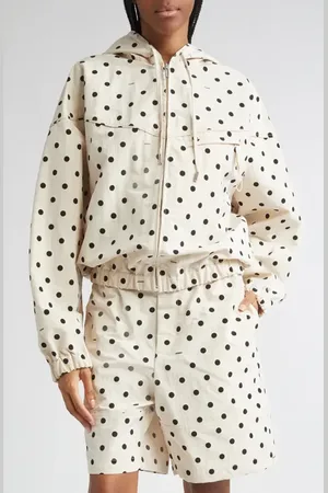 Jacquemus The Bateau Polka Dot Windbreaker in at Nordstrom, Size 10 Us