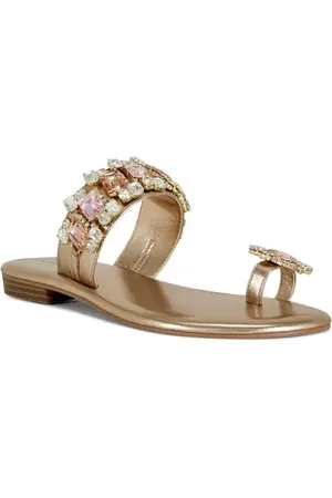 AZALEA WANG Belva Toe Loop Sandal in at Nordstrom, Size 7