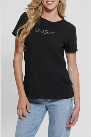 Guess Briana Embellished Logo T-Shirt in at Nordstrom, Size Medium