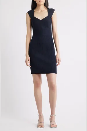 HUGO BOSS Forberts Rib Body-Con Dress in at Nordstrom, Size Medium