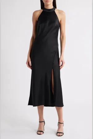Vince Camuto Sleeveless Satin Maxi Dress in at Nordstrom, Size 2