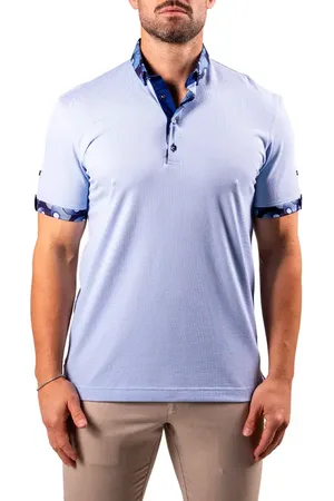 Maceoo Collarsolidbaby Button-Down Polo at Nordstrom, Size 3