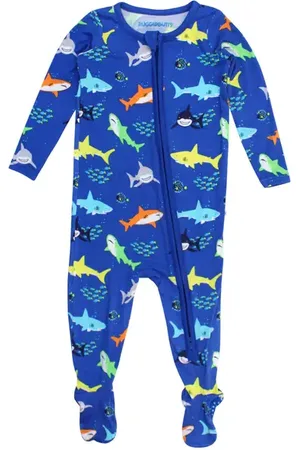 RUGGEDBUTTS SoftSnooze Baby Boys One Piece Footie Pajamas in at Nordstrom, Size 18-24M