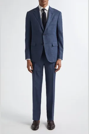Ermenegildo Zegna Crossover Prince of Wales Check Wool, Silk & Linen Suit in at Nordstrom, Size 38 Us