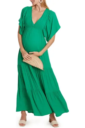 Cache Coeur Claudette Maternity Maxi Dress in at Nordstrom, Size Medium