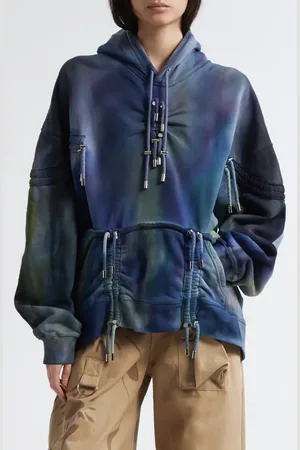 Collina Strada Drawstring Detail Cotton Hoodie in at Nordstrom, Size Medium