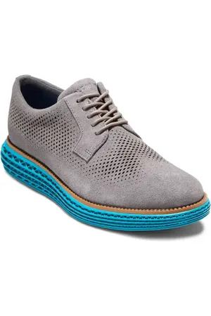 Cole Haan OriginalGrand 2.0 Derby in December Sky Suede /natural at Nordstrom, Size 10