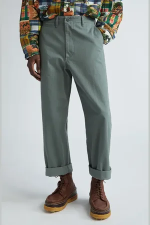 Beams Mil Herringbone Stripe Pants in at Nordstrom, Size Small