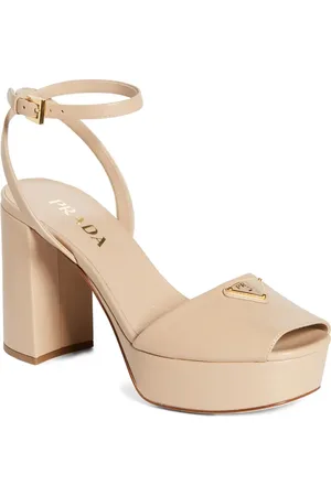 Prada Logo Platform Sandal in at Nordstrom, Size 7.5Us